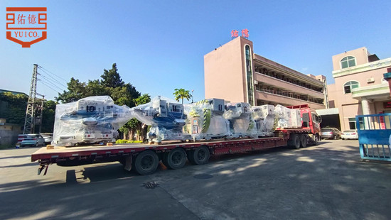 忙中有序！雙頭料架沖床三合一送料機再發(fā)貨珠海